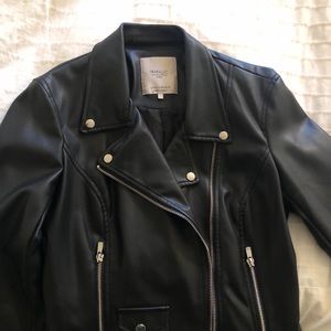 Zara Faux Leather biker jacket